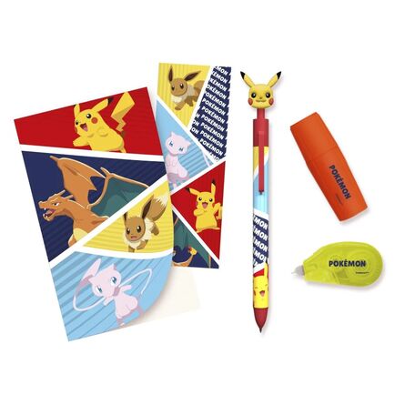 Σετ Γραφικής Ύλης Με Σημειωματάριο Pokemon  (5pc)