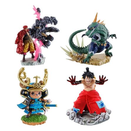 Φιγούρα One Piece Petitrama Pvc Mini Statue Logbox King Birth Wanokuni Vol. 2 1τμχ Τυχαία Επιλογή