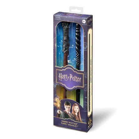 Ραβδιά Harry Potter Harry Potter & Ginny Weasley PVC Wand 2τμχ