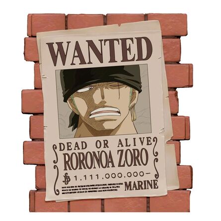 Κουμπαράς One Piece Most Wanted Zoro