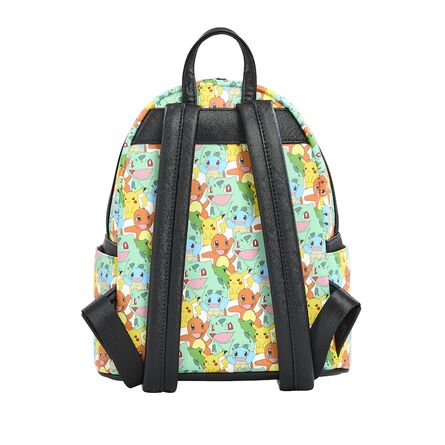 Τσάντα Πλάτης Loungefly Pokemon Pikachu And Starters Aop Mini Backpack