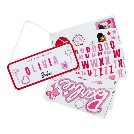 Πινακίδα Paladone: Barbie - Customisable Room Sign Set (PP11568BR)