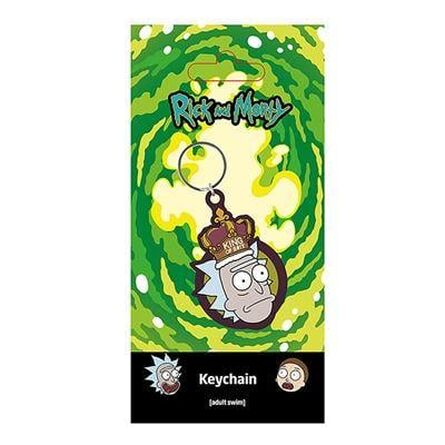 Μπρελόκ Rick and Morty PVC Keychain King of S**t Keychain