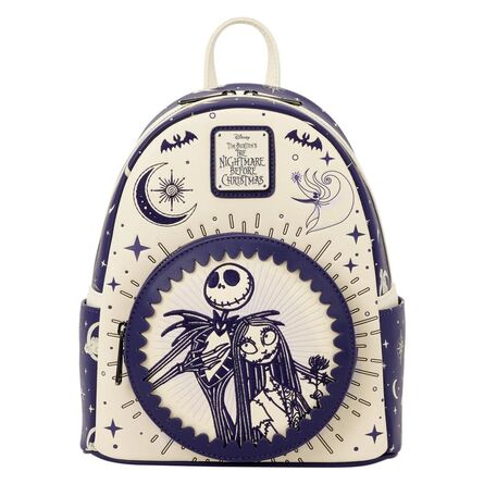 Loungefly Jack Skellington & Sally Night Sky  Mini Backpack