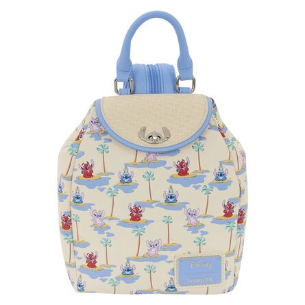 Τσάντα Πλάτης Loungefly Lilo & Stitch Stitch  Angel & Leroy