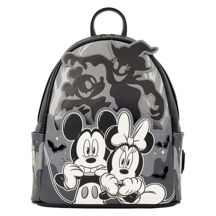 Τσάντα Πλάτης Loungefly Mickey & Minnie Light Up Glow