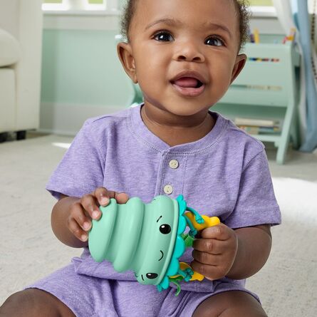 Fisher-Price: Squishseas Silicone - Jellyfish Rattle (JHB57)