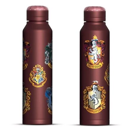Μπουκάλι Νερού Harry Potter (Colourful Crest) Slim Metal