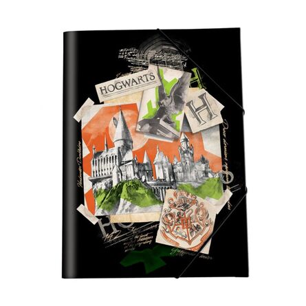Φάκελος με Λάστιχο Harry Potter Hogwarts