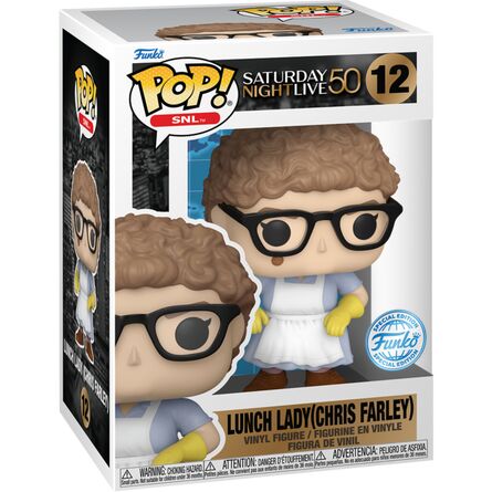 Φιγούρα Funko Pop! Saturday Night Live: 50th Anniversary - Chris Farley (Lunch Lady) (Special Edition)