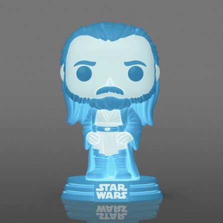 Φιγούρα Funko POP! Star Wars - Qui-Gon Jinn Force Ghost (GITD) (Special Edition)