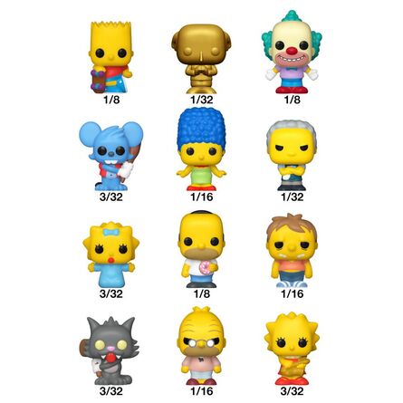 Φιγούρα Funko Bitty Pop! Singles: Simpsons Mini Figures 1τμχ Τυχαία Επιλογή