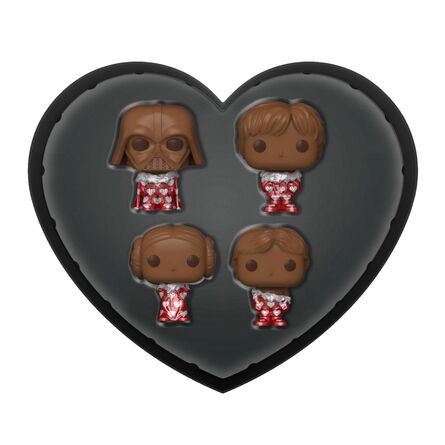 Φιγούρες Funko Pocket Pop! Star Wars Keychains 4 Pack - Valentine (Chocolate)