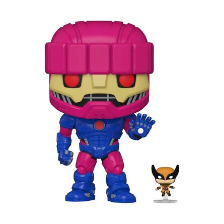 Φιγούρα Funko Pop! X-Men - Sentinel with Wolverine Jumbosized (Special Edition) (Chase is Possible)