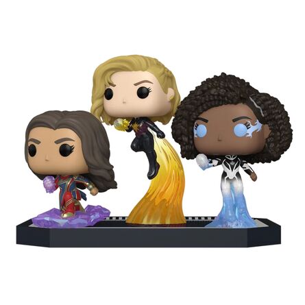 Funko Pop! Moment: The Marvels - Ms. Marvel, Captain Marvel, Photon (Special Edition)