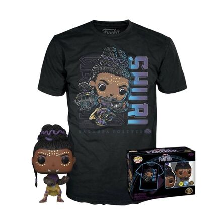 Funko Pop & Tee Marvel Black Panther - Shuri (GITD)