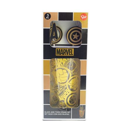 Ποτήρι Με Καλαμάκια Marvel Golden Treasure Young Adult