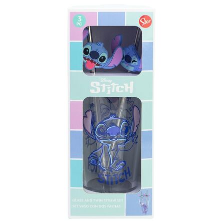 Ποτήρι Με Σετ Καλαμάκια Stitch Aloha Young Adult