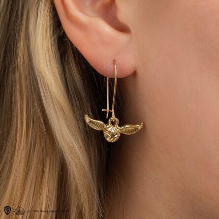 Σκουλαρίκια Harry Potter Earrings Golden Snitch