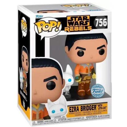 Φιγούρα Funko Pop! Star Wars: Rebels - Ezra Bridger with Loth-Cat (Special Edition)