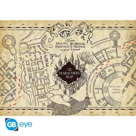 Αφίσα Harry Potter Parchament Marauder Map