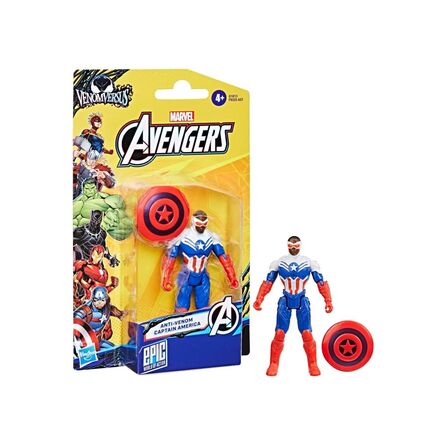Φιγούρα Δράσης Hasbro Avengers: 4In Evergreen Figure -  Evergreen Venom Cap Sw (G1813)