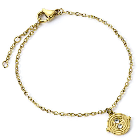 Βραχιόλι Harry Potter Stainless Steel Time Turner Gold Chain Bracelet