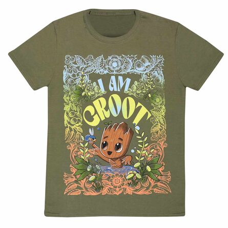 Marvel Groot Seventies T-shirt