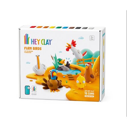 Πηλός 15020 Hey Clay Farm Birds