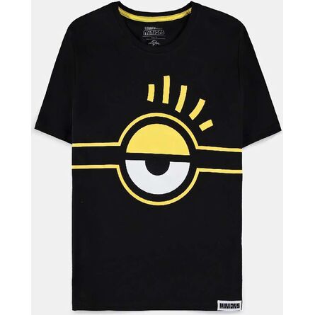 Minions Short Sleeved Black T-Shirt