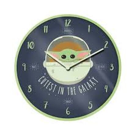 Ρολόι Τοίχου Star Wars The Mandalorian Cutest In The Galaxy