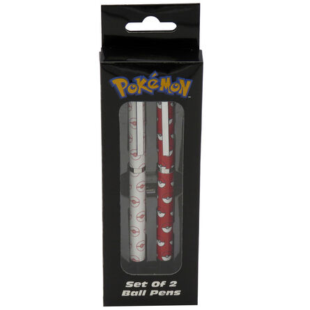 Pokemon Pokeball Blister 2 Ballpoint Pens