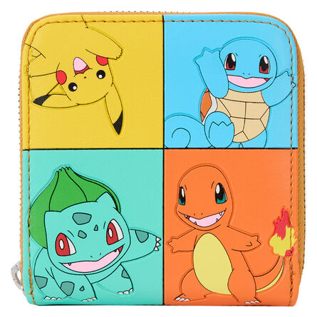 Πορτοφόλι Loungefly Pokemon Color Block Starters Zip Around