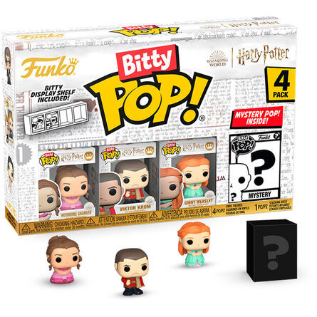 Φιγούρα Funko Bitty Pop! 4-Pack: Harry Potter and the Goblet of Fire - Hermione Granger, Viktor Krum, Ginny
