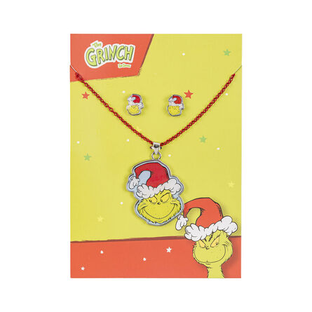 Σετ Κοσμημάτων The Grinch Christmas Set Necklace and Earrings