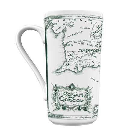 The Lord of the Rings Map Latte Mug