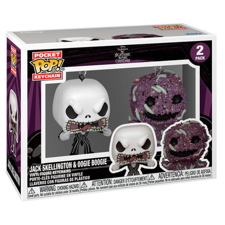 Funko 2-Pack Pocket Pop!: The Night Before Christmas - Jack Skellington & Oogie Boogie