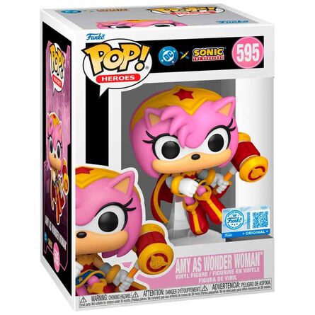 Φιγούρα Funko Pop! Justice League x Sonic the Hedgehog - Amy Rose as Wonder Woman