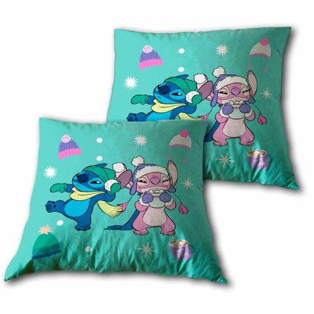 Disney Stitch and Angel Cushion Square