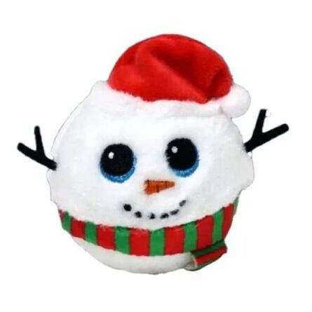 Λούτρινο TY Beanie Bouncers Χνουδωτό Μπαλάκι που Αναπηδάει Χιονάνθρωπος