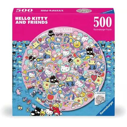 Παζλ Ravensburger Puzzle: Hello Kitty - Hello Kitty and Friends 500  Κομμάτια (12001391)