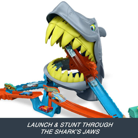 Mattel Hot Wheels: City - Shark Chomp Beach Playset (JHL96) *