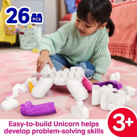 Τουβλάκια Mattel Mega Blocks: Unicorn 3‑in‑1 (JKG36)