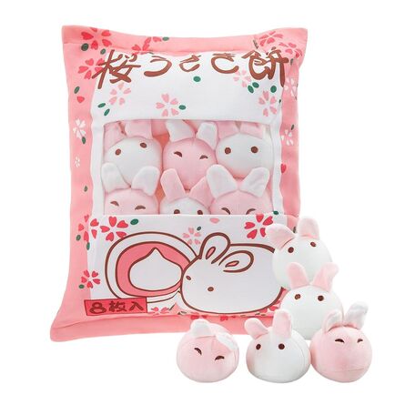 Λούτρινο Bag of Bunnies Kawaii