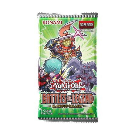 Yu-Gi-Oh TCG Battles of Legend: Glorious Gallery Booster 1 Φακελάκι
