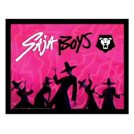 Kpop Demon Hunters Saja Boys Framed Print Idol