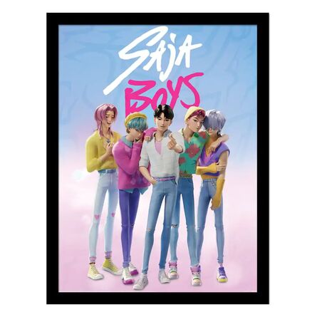 Kpop Demon Hunters Saja Boys Framed Print