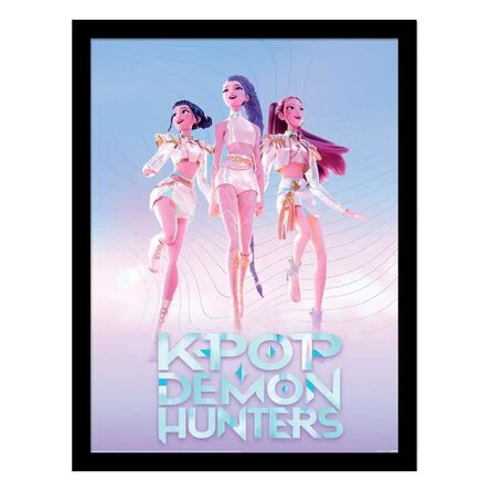 Kpop Demon Hunters Trio Framed Print