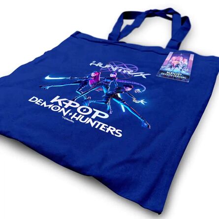 Kpop Demon Hunters Trio Shopping Bag Blue