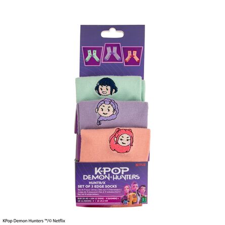 Κάλτσες 3 Ζευγάρια Kpop Demon Hunter Huntrix Set Of 3 Socks
